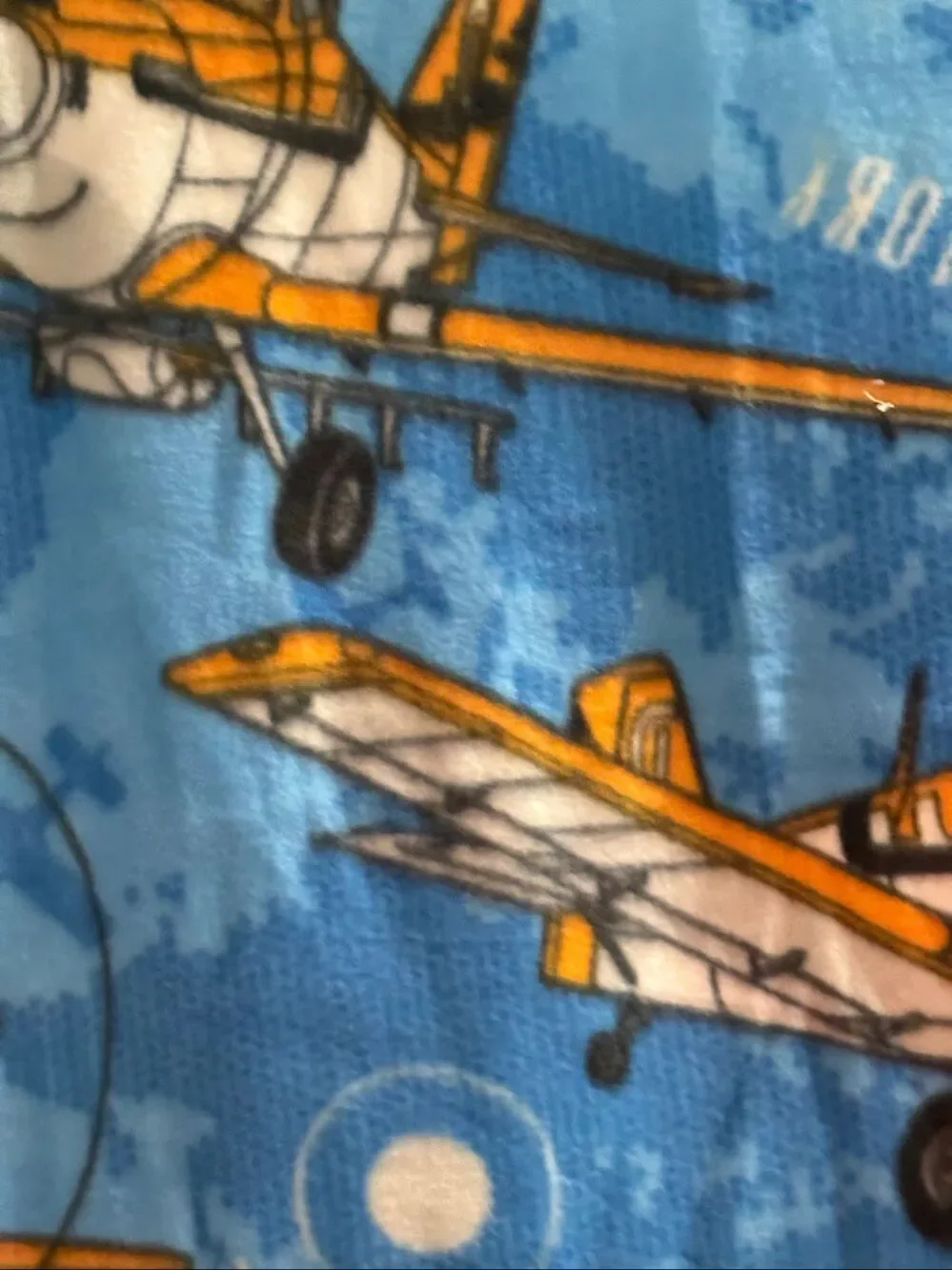 Disney Planes Dusty Racing Check Toss kids throw blanket